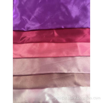100% polyester Charmeuse satin